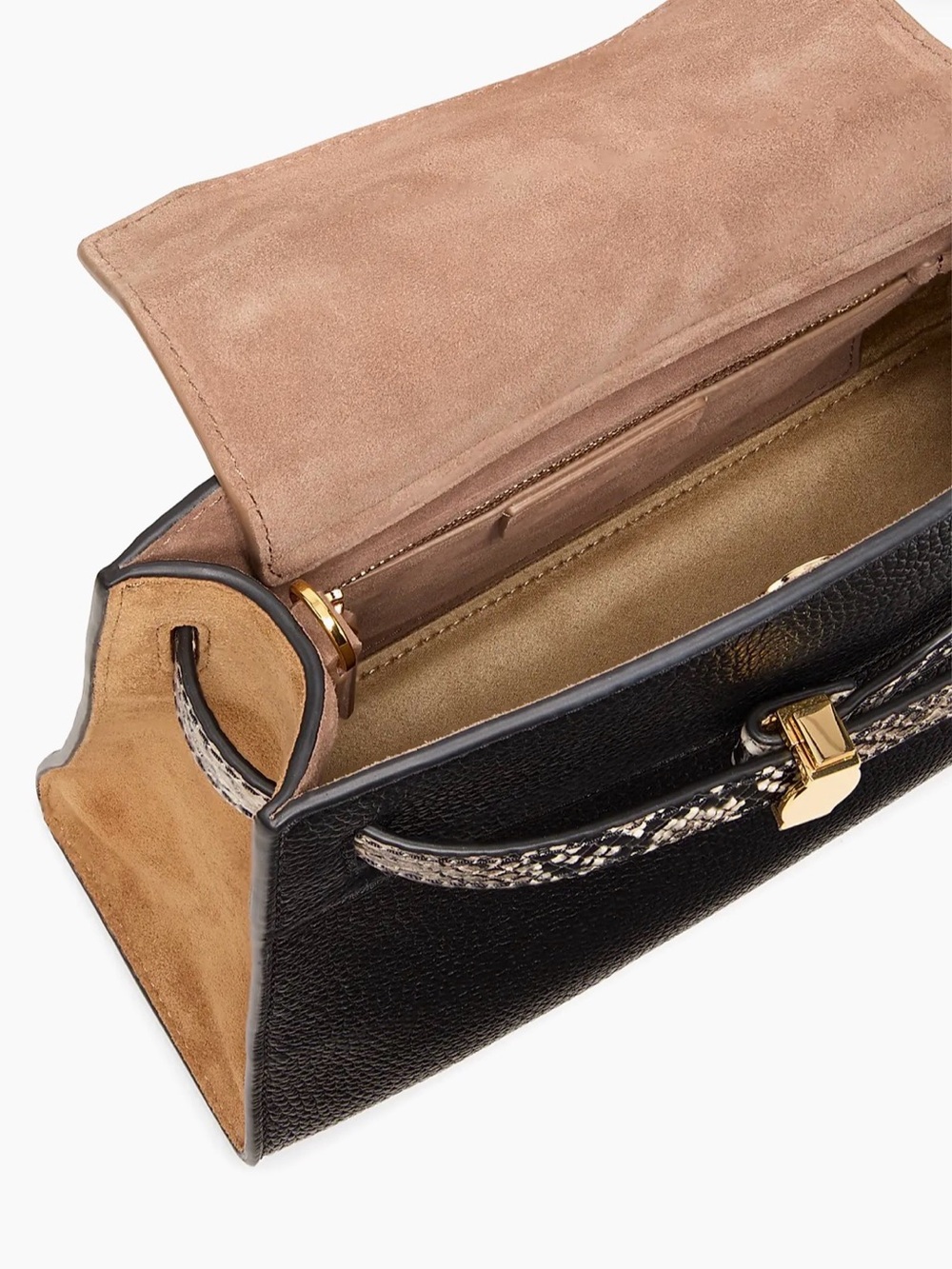 NWT Veronica Beard Dash Top Handle Bag Black Multi Rare Colorway $595 retail - Picture 6 of 10